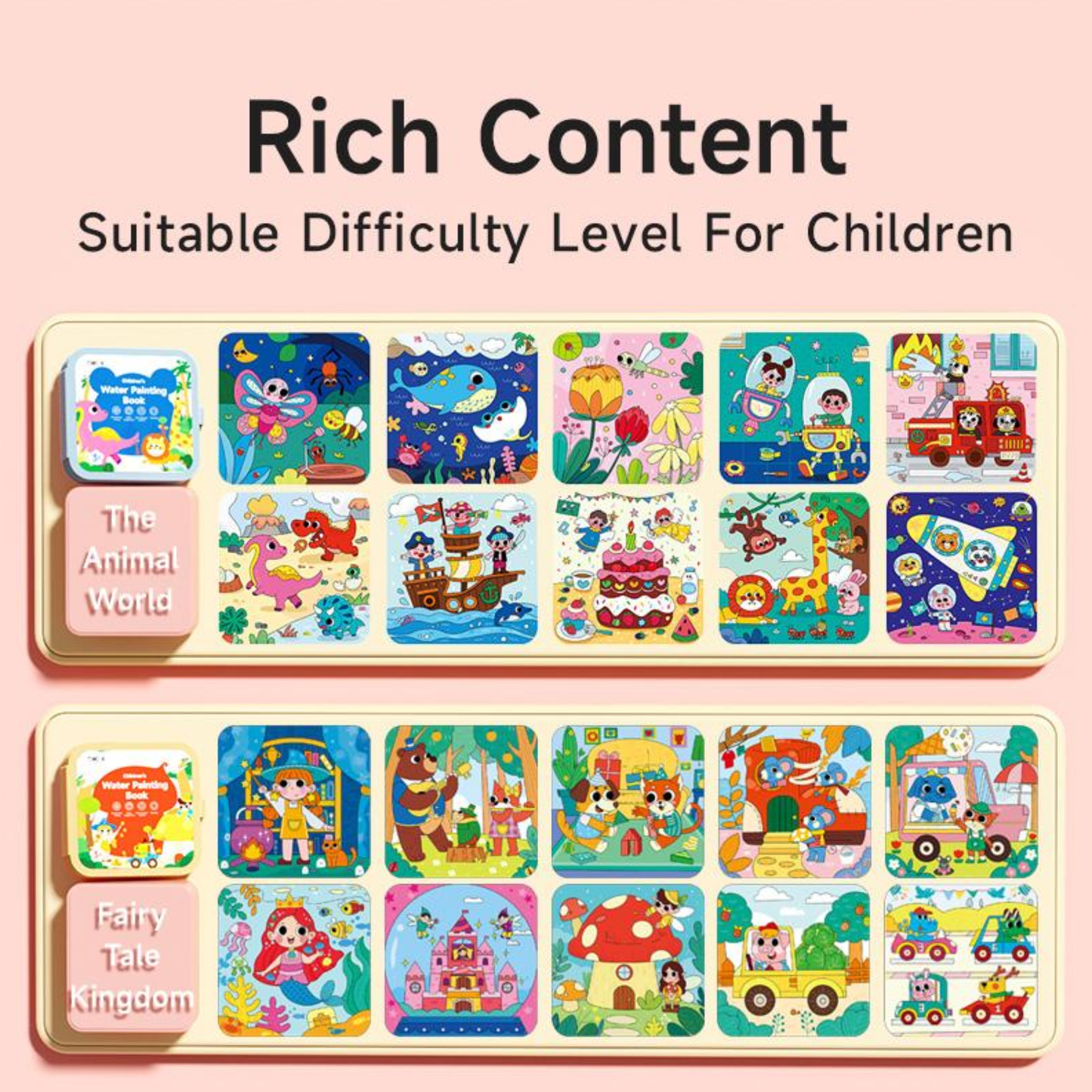 Recit™ - Water Coloring and Doodle Books
