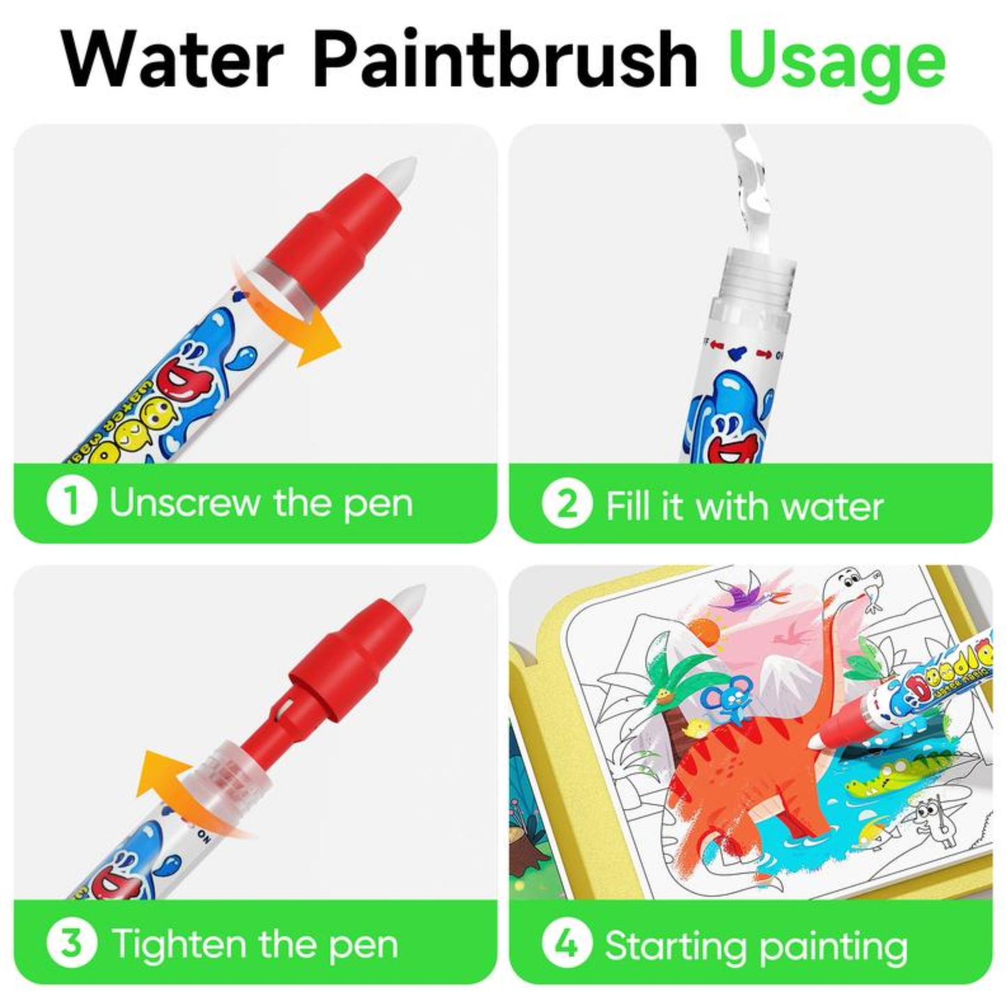 Recit™ - Water Coloring and Doodle Books